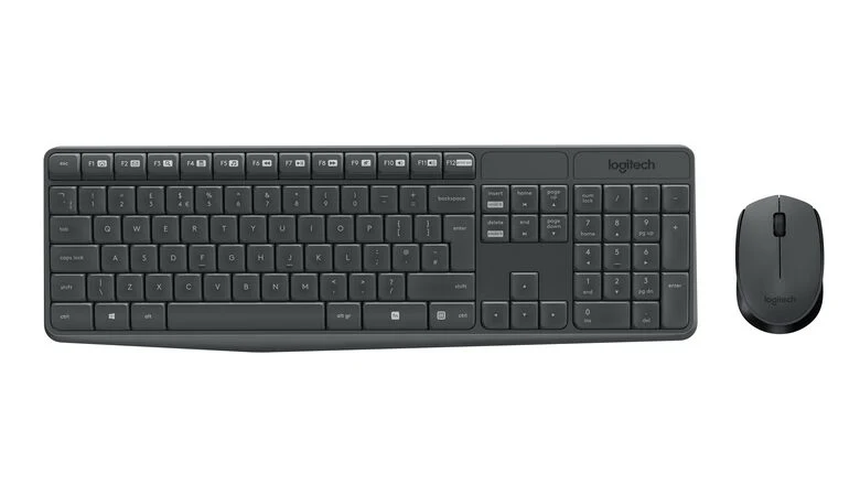 Logitech MK235 tastiera RF Wireless QWERTY Italiano Nero