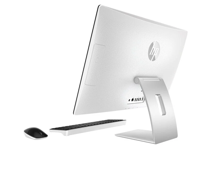 HP Pavilion 23-q102nl 58,4 cm (23") 1920 x 1080 Pixel Intel® Core™ i3 di quarta generazione 4 GB DDR3L-SDRAM 500 GB HDD PC All-in-one Windows 10 Home Wi-Fi 5 (802.11ac) Nero, Bianco