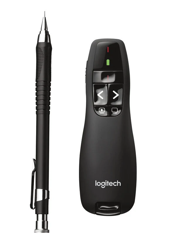 Logitech Wireless Presenter R400 puntatore wireless RF Nero