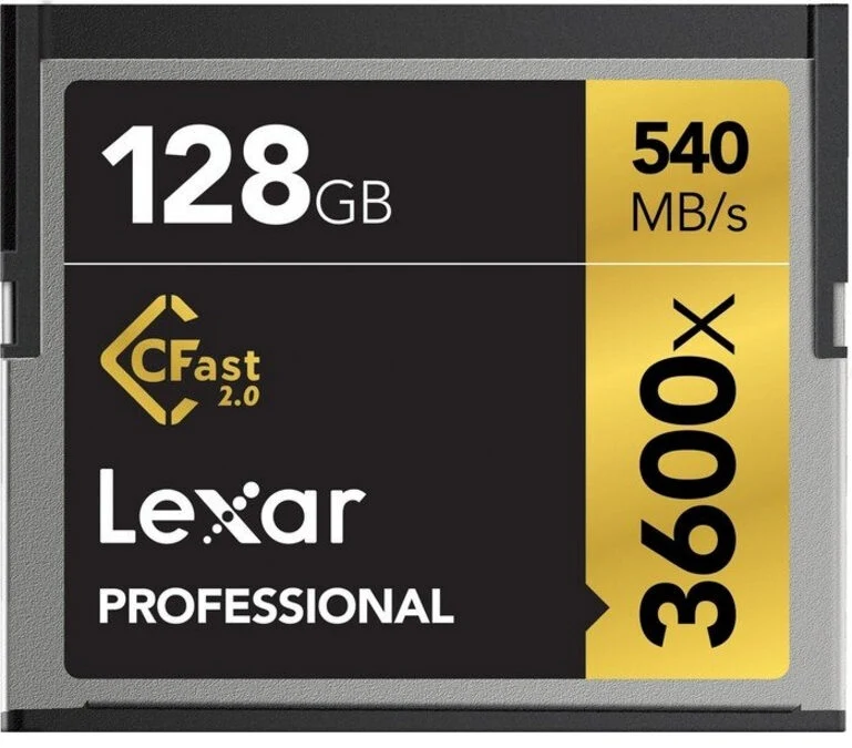 Lexar CFast 2.0, 128GB memoria flash CompactFlash