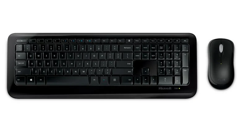 Microsoft Wireless Desktop 850 tastiera Mouse incluso Casa RF Wireless Nero