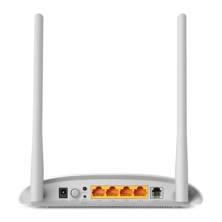 TP-LINK TD-W8961N router wireless Fast Ethernet Banda singola (2.4 GHz) Grigio, Bianco