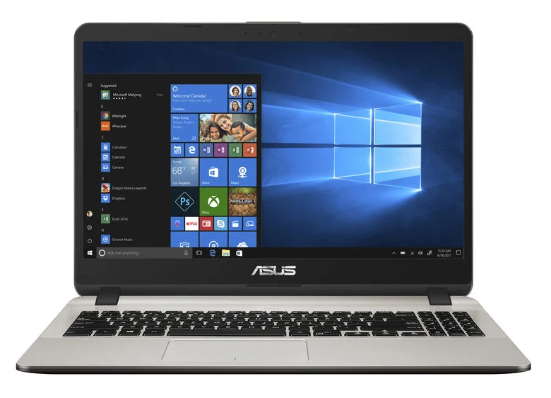 ASUS F507MA-BR009T Computer portatile 39,6 cm (15.6") HD Intel® Celeron® 4 GB DDR4-SDRAM 500 GB HDD Wi-Fi 4 (802.11n) Windows 10 Oro