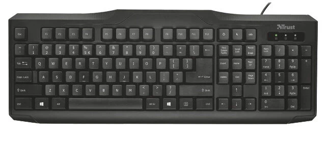 Trust CLASSICLINE KEYBOARD IT tastiera USB QWERTY Nero