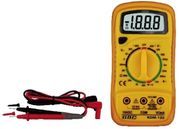 GBC KDM-120 multimetro Multimetro digitale CAT IV 600V