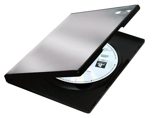 Fellowes 83357 custodia CD/DVD Scatola con DVD 1 dischi Nero