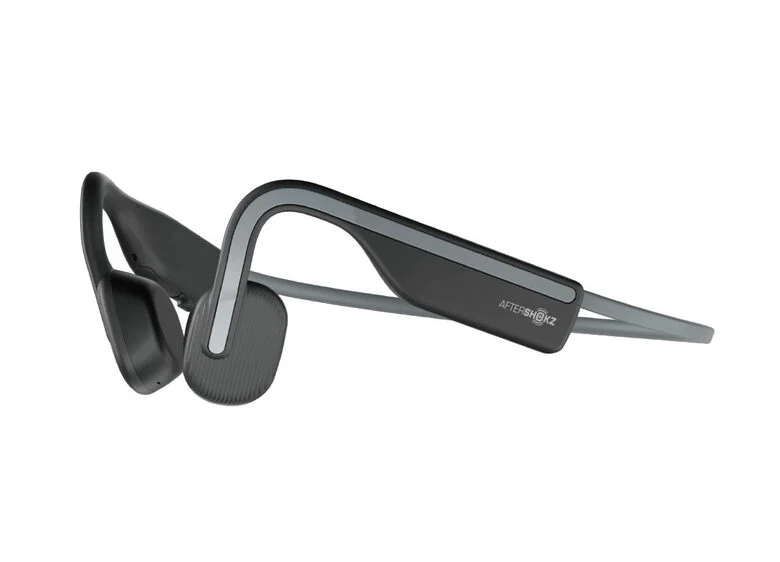 SHOKZ OpenMove Auricolare Wireless A clip, Passanuca Musica e Chiamate USB tipo-C Bluetooth Grigio