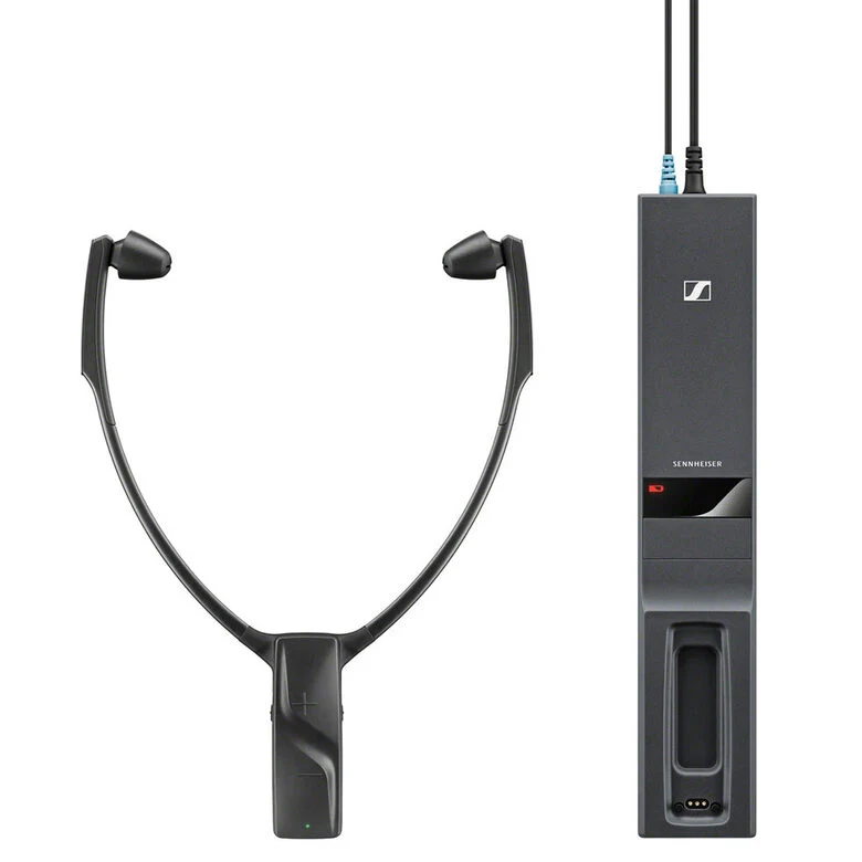 Sennheiser RS 2000 Con cavo e senza cavo Cuffie Stetoscopiche MUSICA Nero