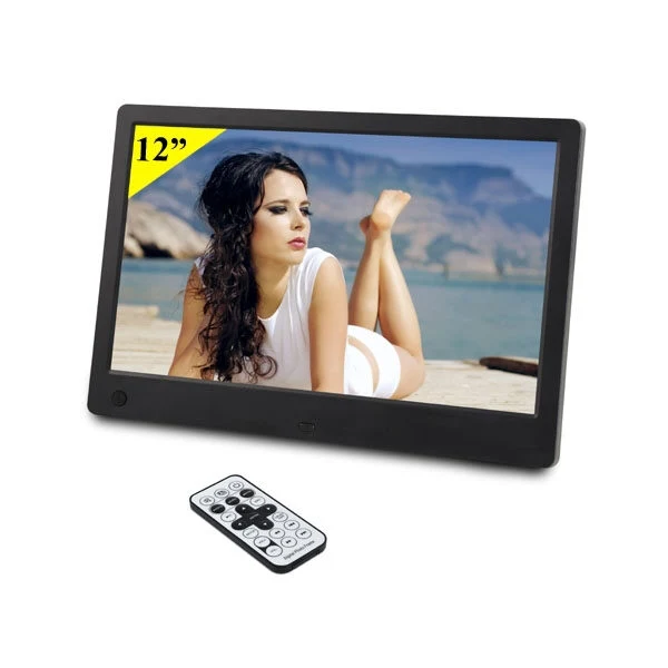New Majestic DF-912 HD MP3 cornice per foto digitali Nero 31,8 cm (12.5")