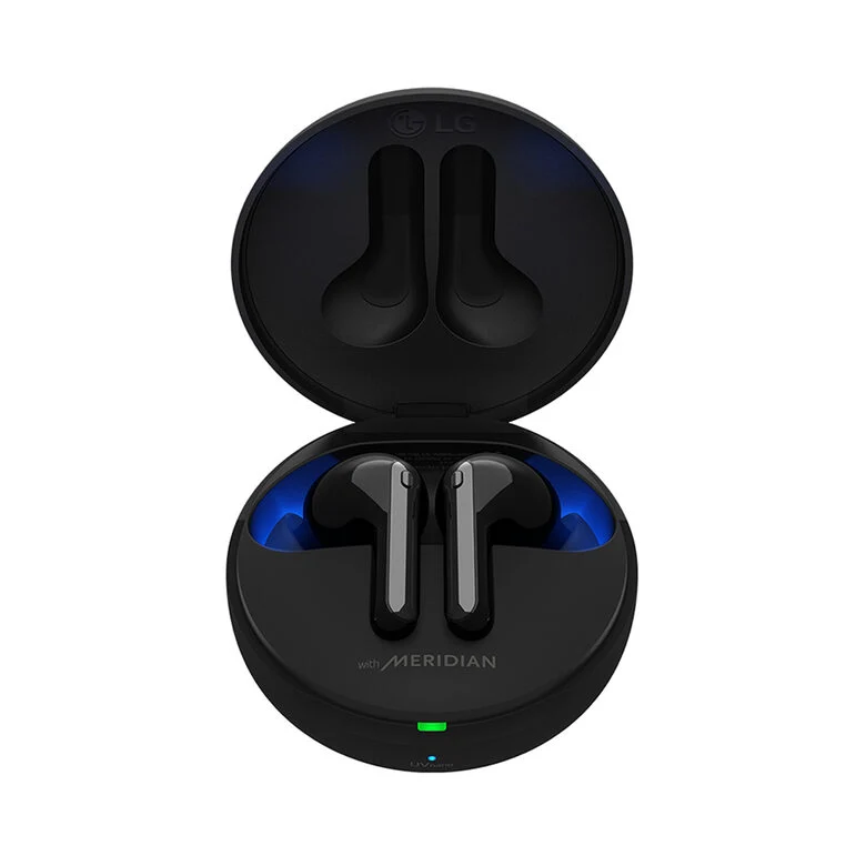 LG TONE Free FN7 Black Cuffie Bluetooth True Wireless Meridian Audio ANC con custodia UVnano