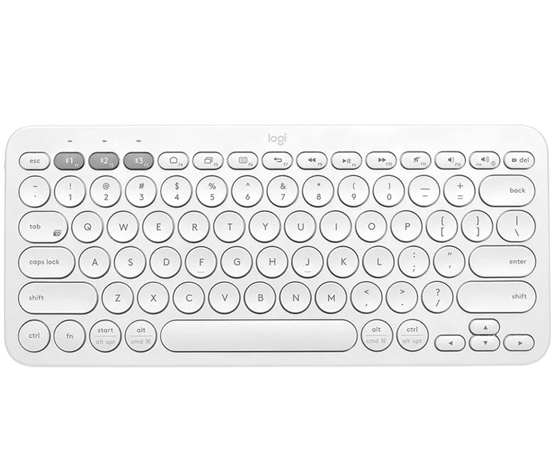 Logitech K380 Multi-Device tastiera Bluetooth QWERTY Italiano Bianco