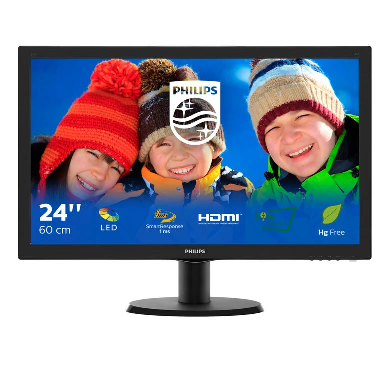 Philips V Line Monitor LCD con SmartControl Lite 243V5LHSB/00