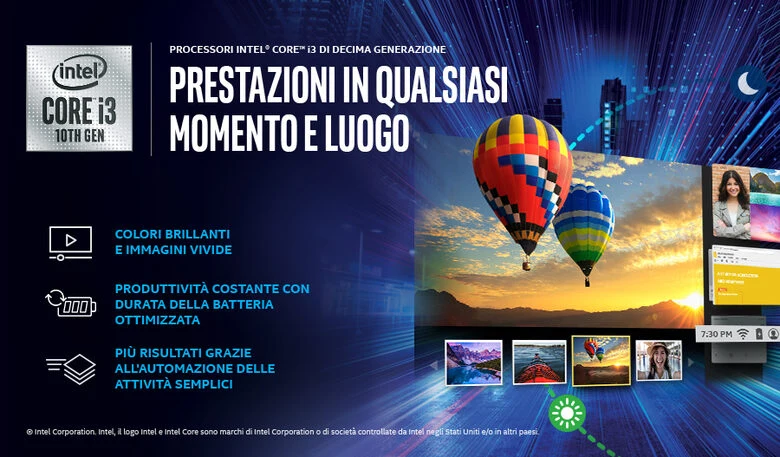 HP Pavilion x360 14-dh1003nl Ibrido (2 in 1) 35,6 cm (14") Touch screen Full HD Intel® Core™ i3 di decima generazione 8 GB DDR4-SDRAM 256 GB SSD Wi-Fi 5 (802.11ac) Windows 10 Home Argento
