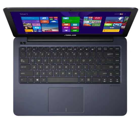 ASUS F402SA-WX113T notebook Computer portatile 35,6 cm (14") HD Intel® Celeron® 4 GB DDR3L-SDRAM 32 GB Flash Wi-Fi 4 (802.11n) Windows 10 Nero, Blu