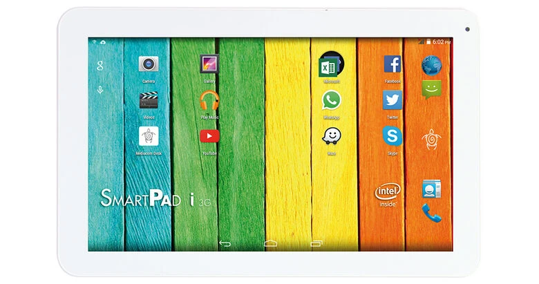 Mediacom SmartPad M-MPI10C3G 3G 16 GB 25,6 cm (10.1") Intel Atom® 1 GB Android Argento, Bianco