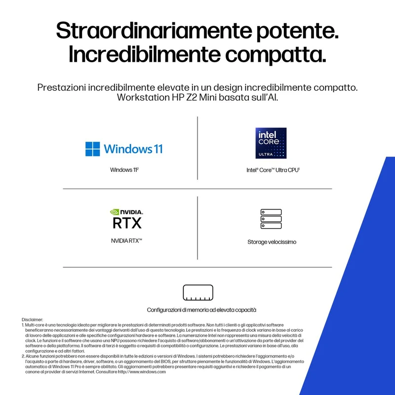 HP INC. Z2 MINI G1I ULTRA 7 265 32/1 RTX A400 WIN11P 3YW
