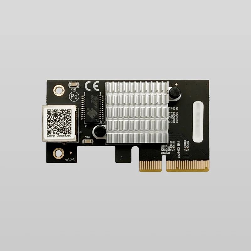 PCIe x4 to 10G Ethernet Single-Port Adapter with RTL8127 Chipset