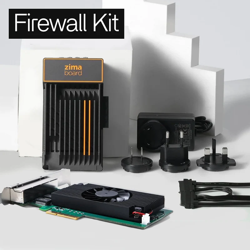 ZimaBoard 232 Firewall Kit – 4x 2.5GbE Intel NIC, x86 Custom Setup (RTS)