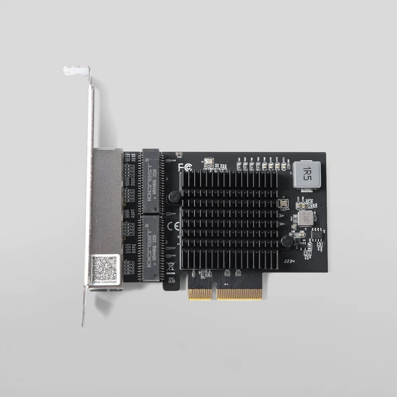 PCIe to 4-Port 2.5G Ethernet Adapter Realtek RTL8125B Chipset