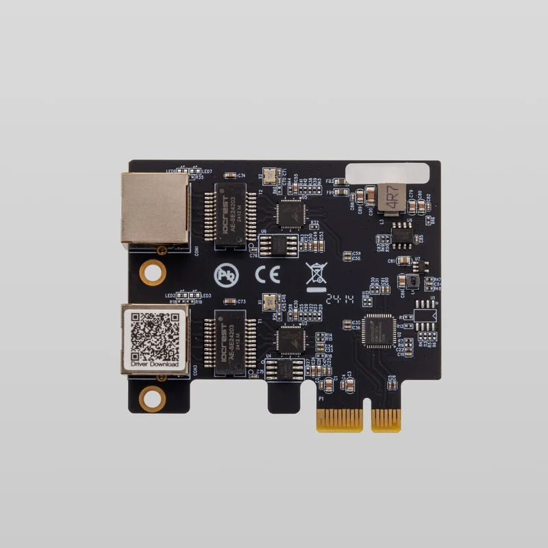 PCIe to Dual Port 2.5G Ethernet Adapter Realtek RTL8125B Chipset