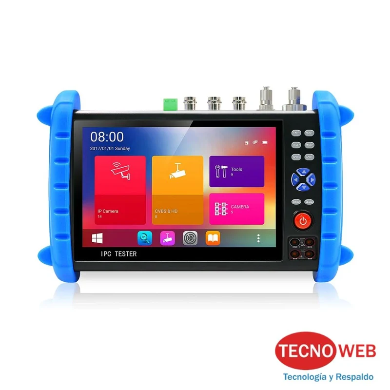 Tester Digital Camaras y Redes 7'' IPS con Multímetro IPCXS-ACHT-MNORTV