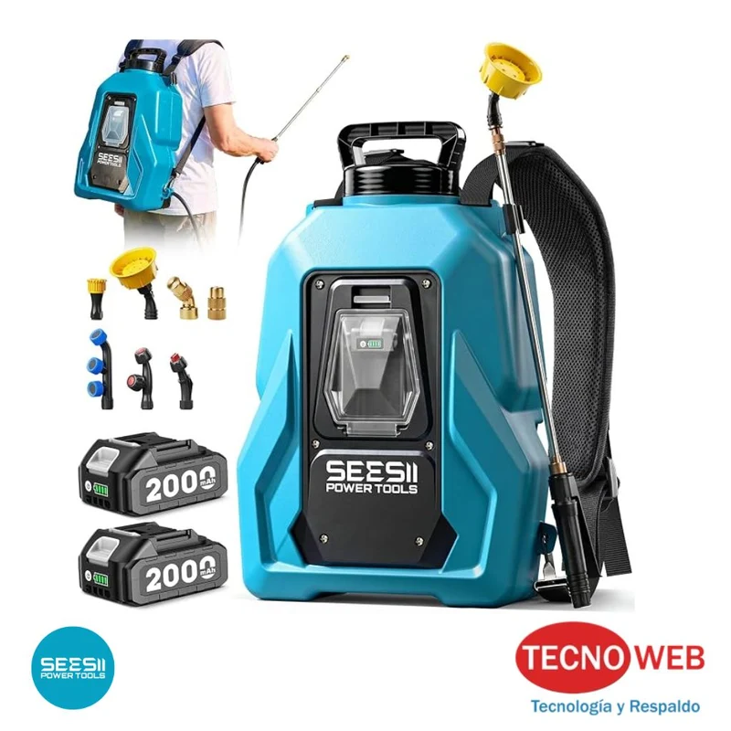 Mochila Pulverizador a batería para riego o fumigación SEESII