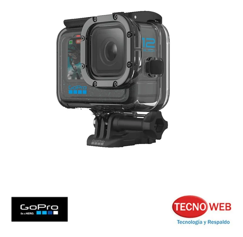 Carcasa Sumergible Gopro Original 60 Mts Hero 11, 12 y 13 Black