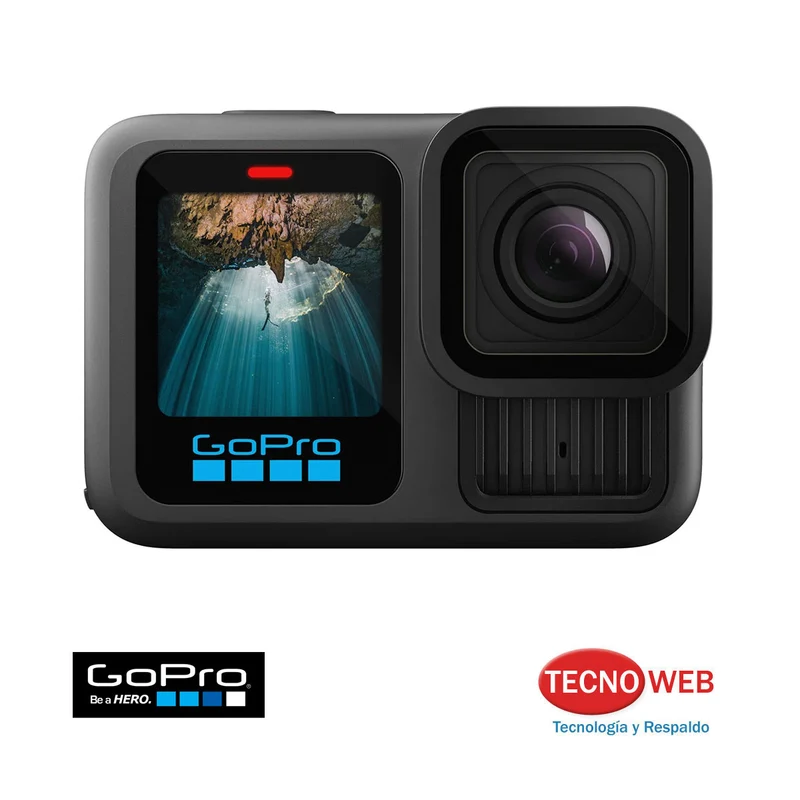 Cámara GoPro Hero 13 + 3 Baterías + Cargador + Micro SD 64 GB con Estuche