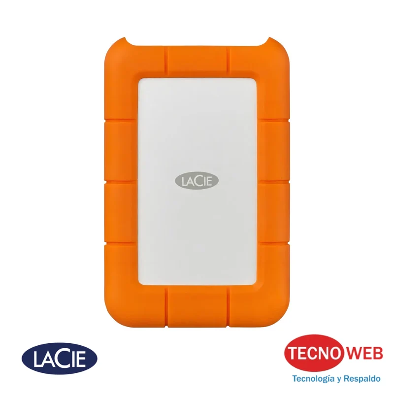 Disco Externo portátil 5 TB USB 3.2 USB-C Lacie Rugged Resistente a Golpes