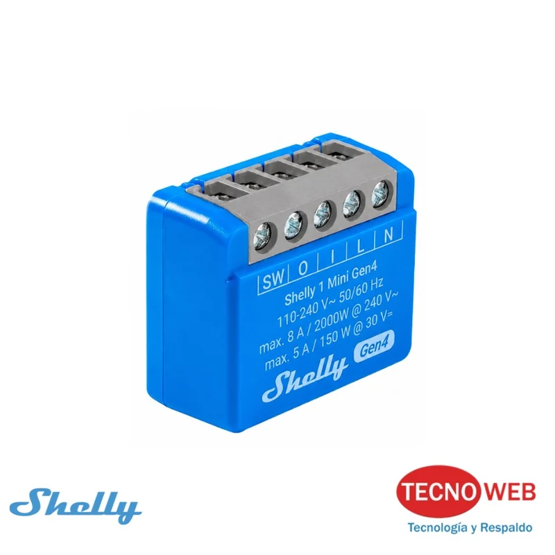 Modulo Interruptor Inteligente Shelly Mini 1 Gen 4