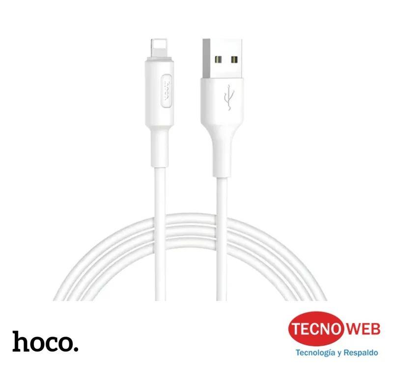 Cable de carga rápida USB a Lightning 1mts Hoco X25