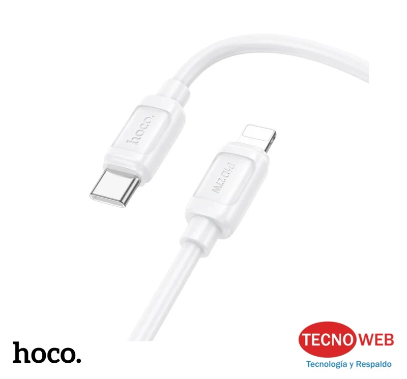 Cable USB - C a Lightning de carga rápida 1mt Hoco X115