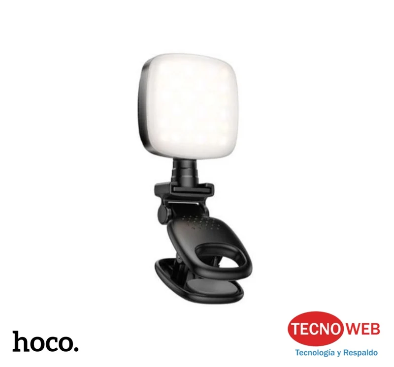 Luz led con pinza y Zapata fría Hoco K28