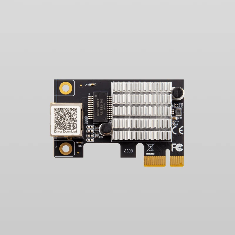 PCIe to 2.5G Ethernet Adapter Realtek RTL8125 Chipset