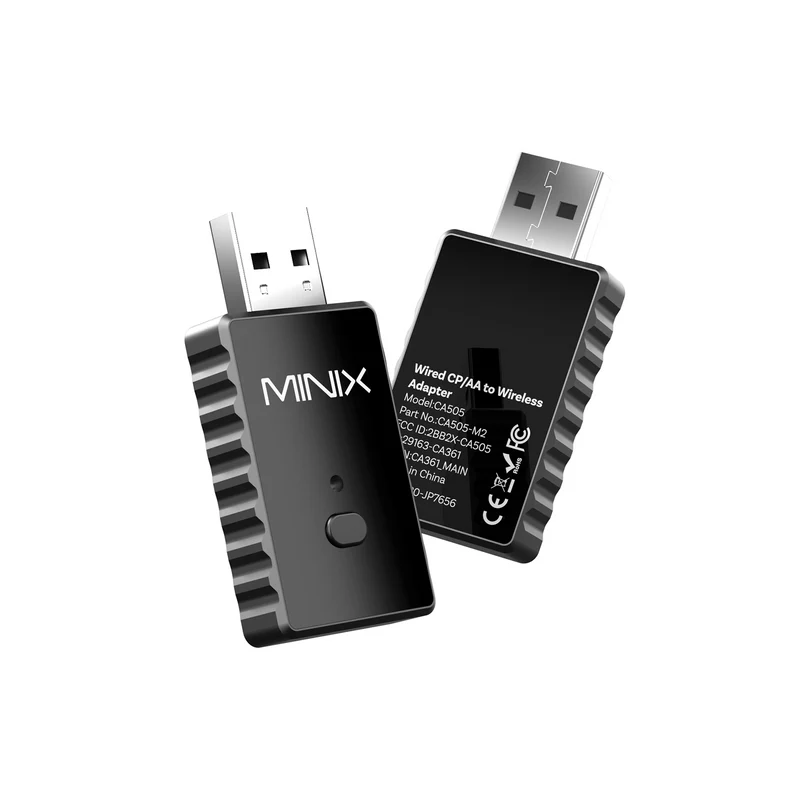 MINIX CA505 2-in-1 Wired CarPlay / Android Auto to Wireless Adapter