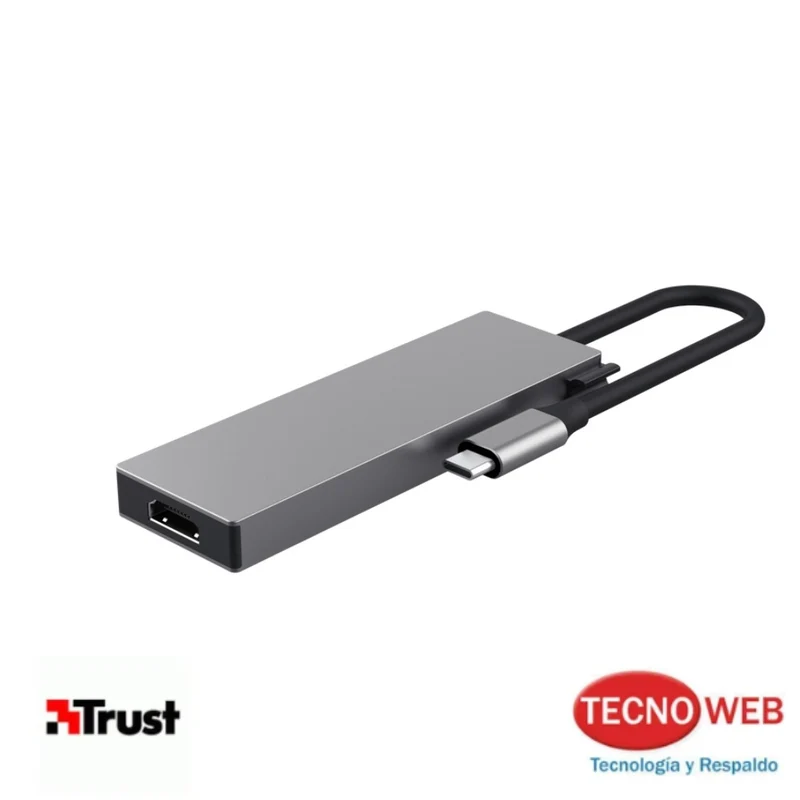 Hub USB-C 5 en 1 HDMI 4K 100W Trust Dalyx