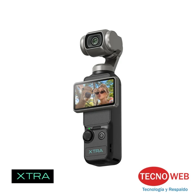 Camara 4K con Pantalla y estabilizador Xtra Muse XCAME01 Vlogging