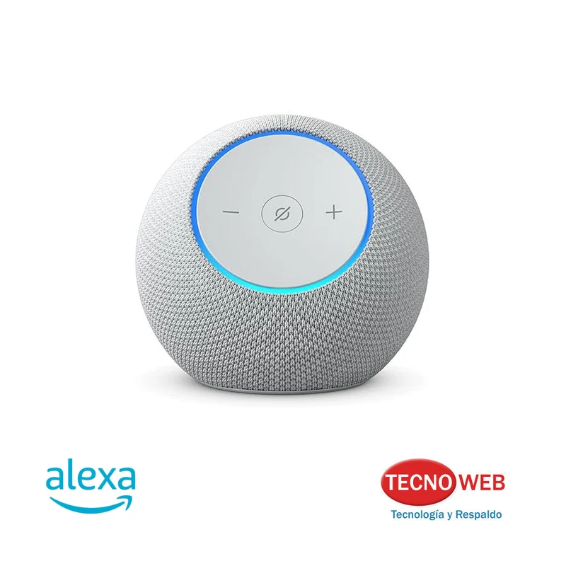 Amazon Echo Echo Dot Max Con Asistente Virtual Alexa Blanco Glacial