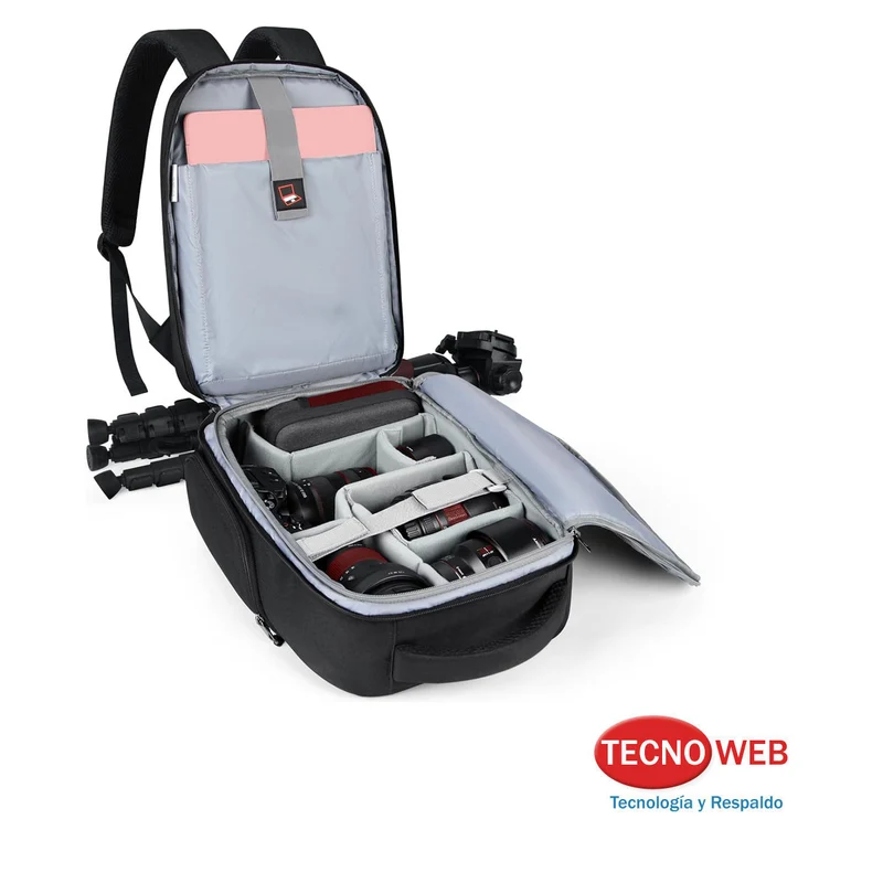 Mochila para Cámaras y Lentes Impermeable Sdysm 14"