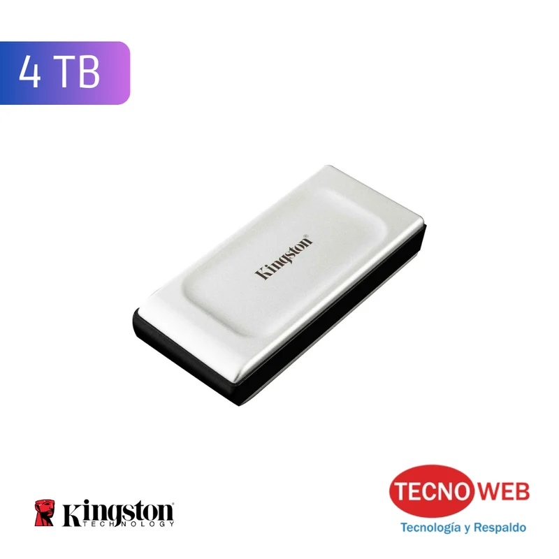 Disco Sólido Externo 4 Tb SSD USB-C Kingston XS2000