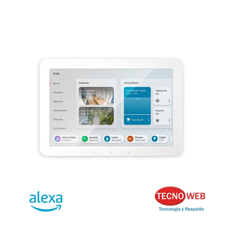Asistente Virtual Alexa - Amazon Echo Hub Pantalla 8''