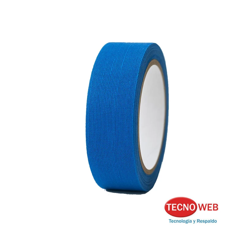 Cinta Gaffer Multiuso Resistente Fluorescente Azul 2.5 Cm Ancho x 18 Mts Largo