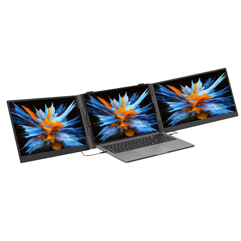 Blackview DCM6 – Doppio Monitor Portatile 14" Full HD | Estensione Schermo con Altoparlanti Integrati