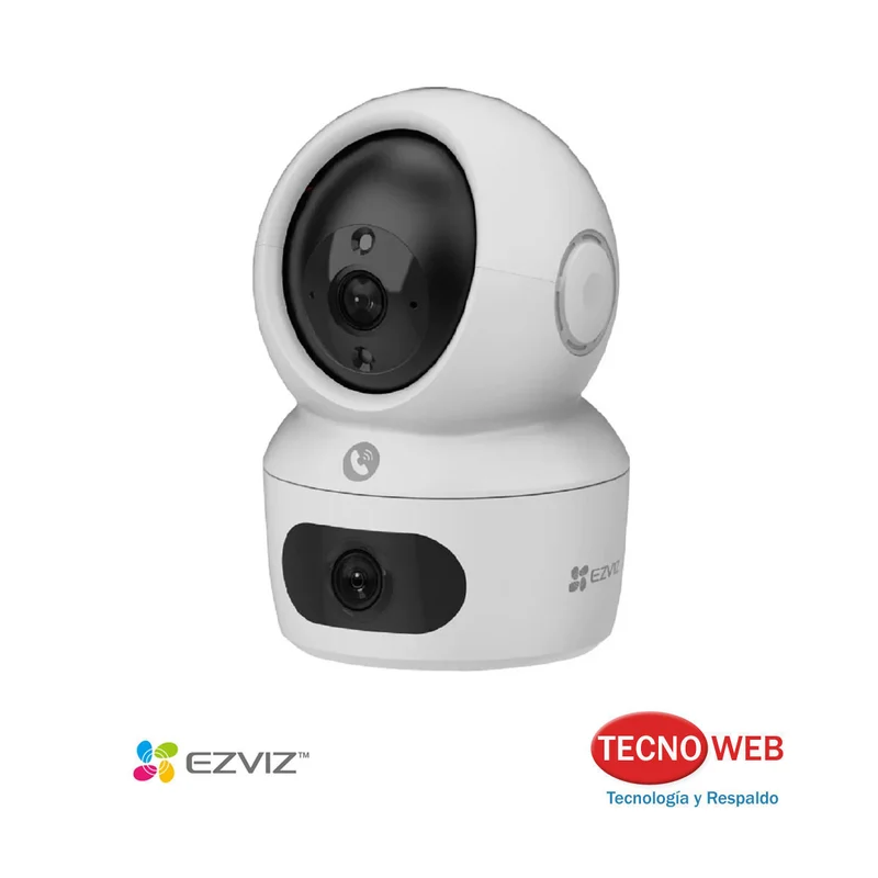Cámara de Seguridad Doble Lente Motorizada 360 Wifi Ezviz H7C