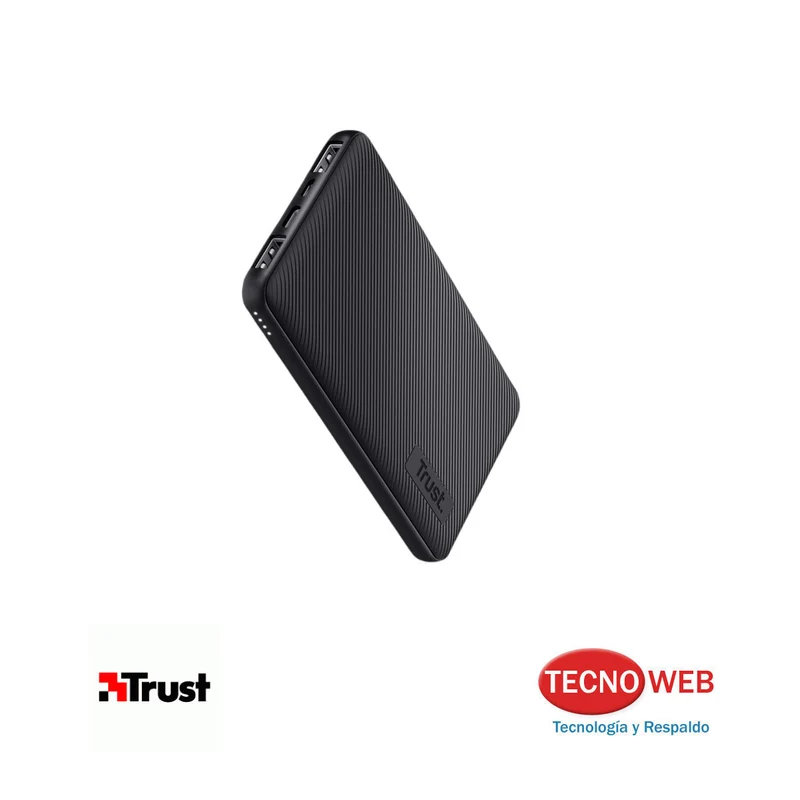 Power Bank 20.000 Mah Trust Primo USB-C Micro-USB y USB