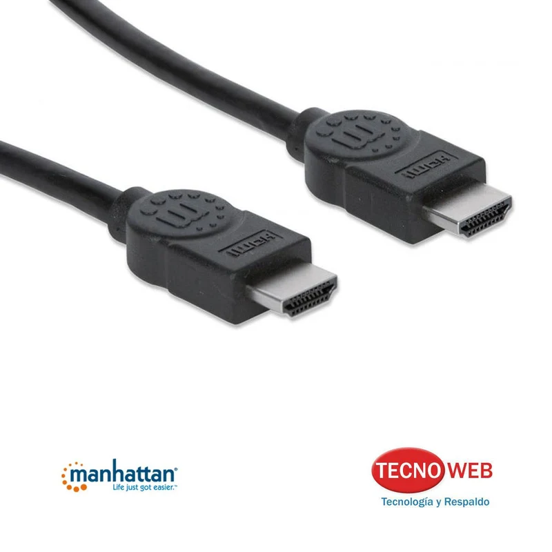 Cable HDMI A HDMI De 1 Metro 4K Manhattan