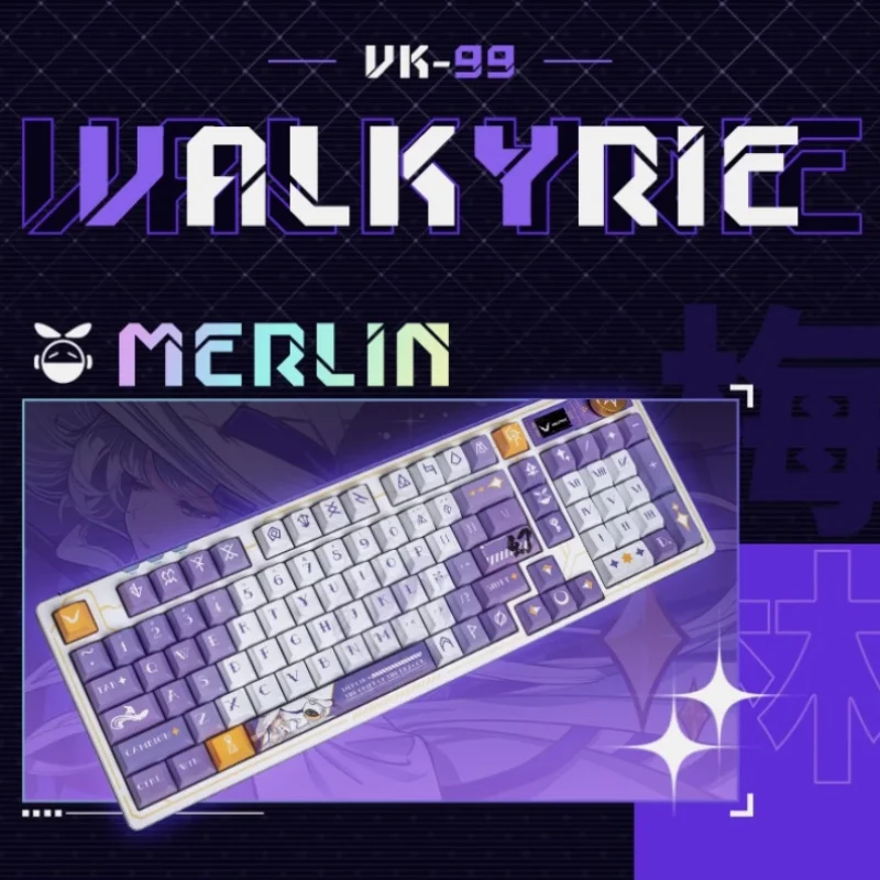 VALKYRIE VK99 Wireless Mechanical Keyboard Tri-mode Hot Swap RGB Gasket TFT Color Screen