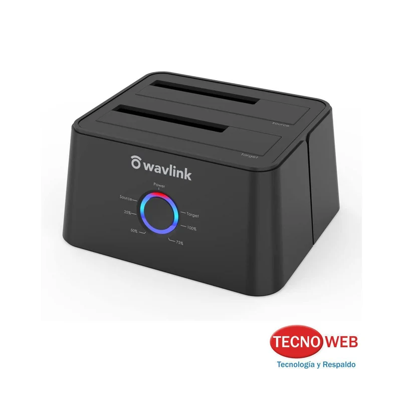 Dock Usb 3.0 Doble Bahia Clonador Discos Sata SSD HDD
