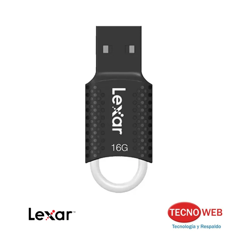 Pendrive 16 Gb USB 2.0 Lexar JumpDrive V40 Negro