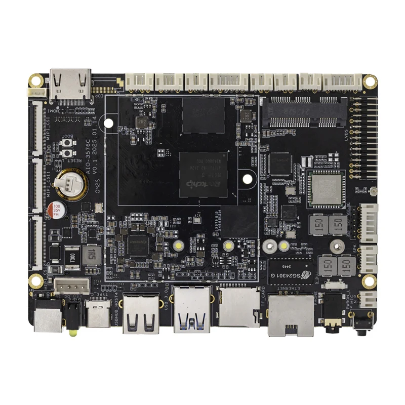 AIO-3576C ARM AIOT Industrial Edge Motherboard